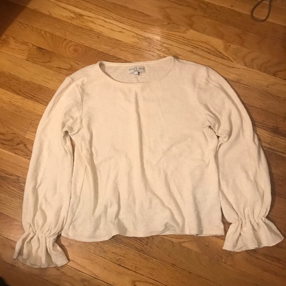 Texture & Thread Madewell Cinched Sleeve Shirt